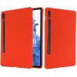 Защитный чехол Deexe Silicone Shell для Samsung Galaxy Tab S7 (T870/875) / S8 (X700/706) - Red (250142R)
