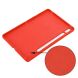 Защитный чехол Deexe Silicone Shell для Samsung Galaxy Tab S7 (T870/875) / S8 (X700/706) - Red (250142R). Фото 6 из 12