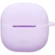 Защитный чехол Deexe Silicone Sleeve для Xiaomi Redmi Buds 8 Lite - Purple (410100V). Фото 1 из 13