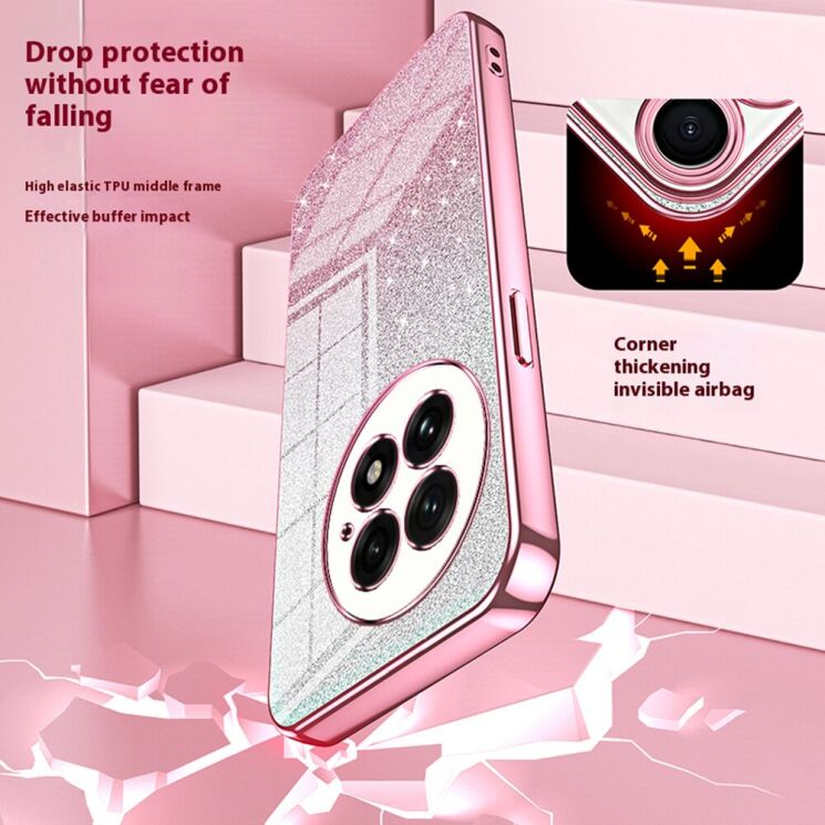 Захисний чохол Deexe Sparkles Cover для OnePlus 13 - Pink: фото 7 з 10