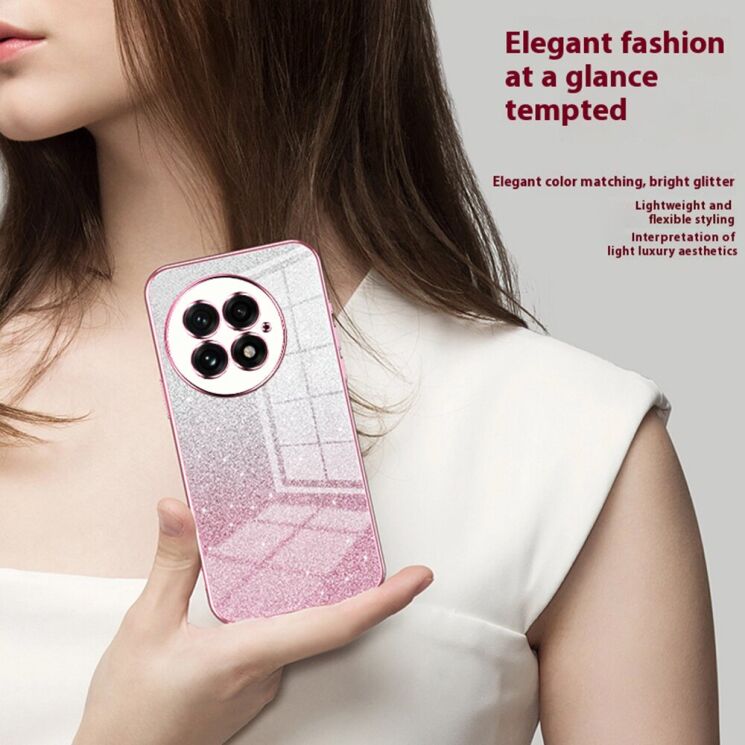 Захисний чохол Deexe Sparkles Cover для OnePlus 13 - Pink: фото 4 з 10