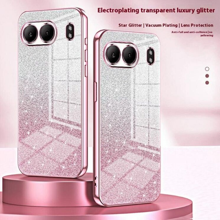 Захисний чохол Deexe Sparkles Cover для OnePlus Nord 4 - Pink: фото 6 з 10
