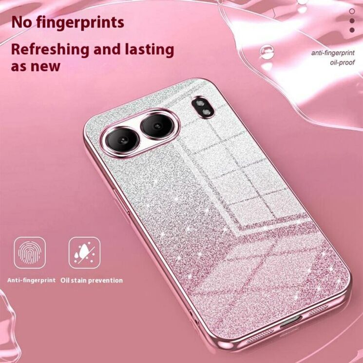 Захисний чохол Deexe Sparkles Cover для OnePlus Nord 4 - Pink: фото 8 з 10