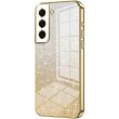 Защитный чехол Deexe Sparkles Cover для Samsung Galaxy S22 (S901) - Gold (296323F)