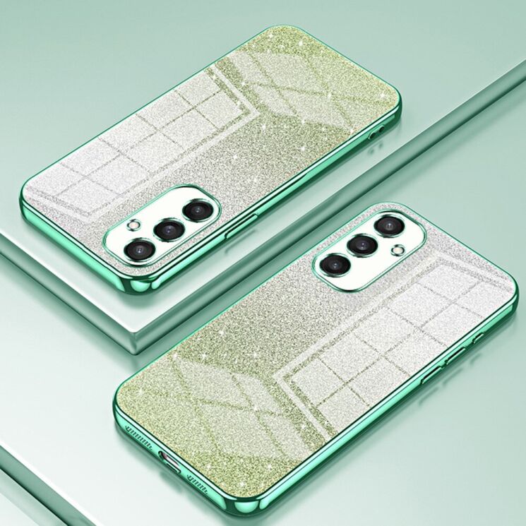 Защитный чехол Deexe Sparkles Cover для Samsung Galaxy S25 (S931) - Green: фото 2 из 7
