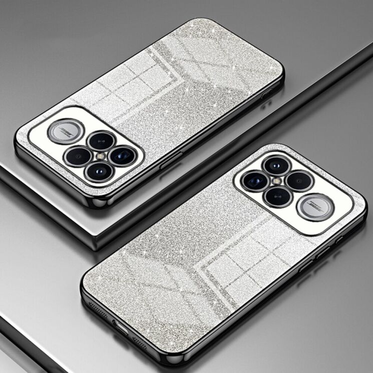 Защитный чехол Deexe Sparkles Cover для Xiaomi Poco F8 Ultra - Black: фото 2 из 7