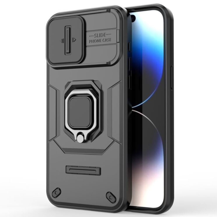 Защитный чехол Deexe Stellar Shield для Apple iPhone 15 Pro Max - Black: фото 7 из 9
