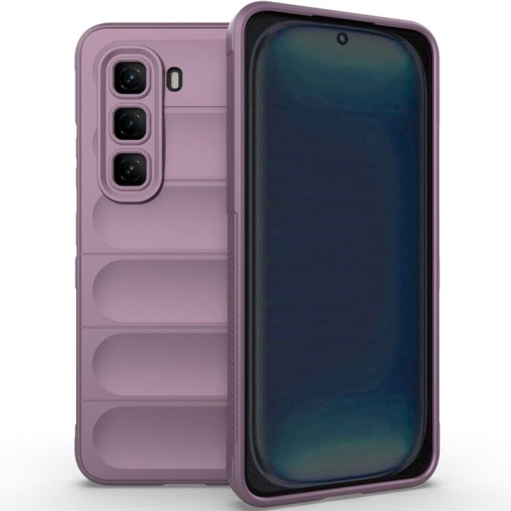 Защитный чехол Deexe Terra Case для Infinix Hot 50 Pro - Light Purple: фото 1 из 3