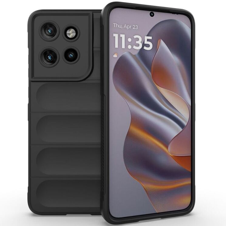 Защитный чехол Deexe Terra Case для Motorola Edge 50 Neo - Black: фото 1 из 7