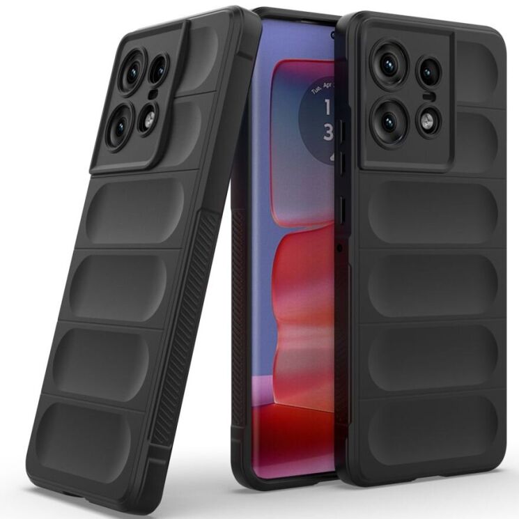 Защитный чехол Deexe Terra Case для Motorola Edge 50 Pro - Black: фото 2 из 6