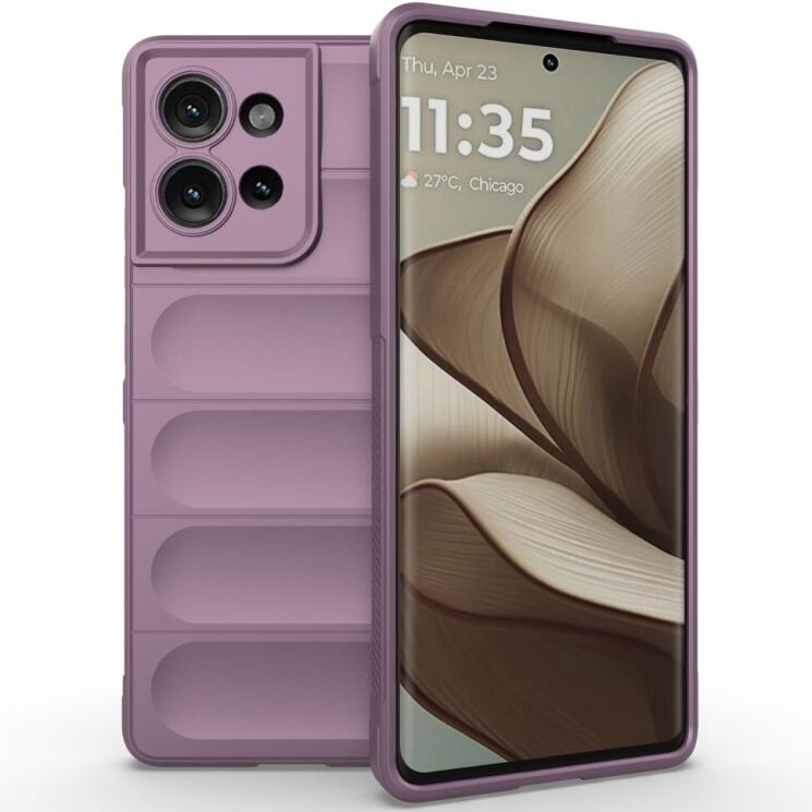 Защитный чехол Deexe Terra Case для Motorola Edge 50 - Light Purple: фото 1 из 7