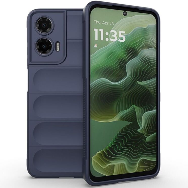 Защитный чехол Deexe Terra Case для Motorola Moto G35 - Dark Blue: фото 1 из 6