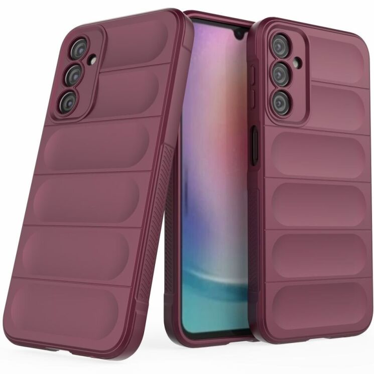 Защитный чехол Deexe Terra Case для Samsung Galaxy A24 (A245) - Wine Red: фото 3 из 9