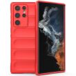 Защитный чехол Deexe Terra Case для Samsung Galaxy S22 Ultra (S908) - Red (298415R)