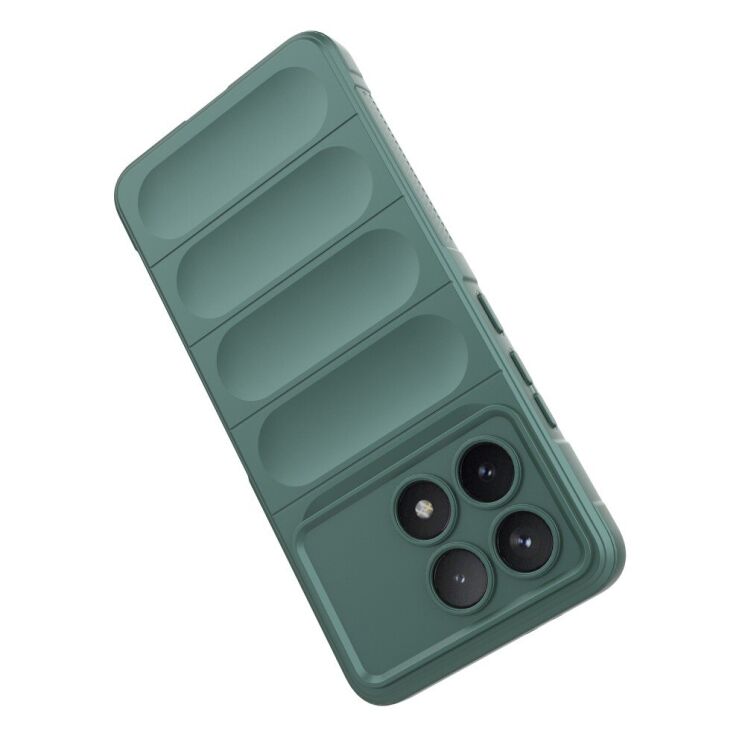 Защитный чехол Deexe Terra Case для Xiaomi Poco F6 Pro - Green: фото 2 из 7