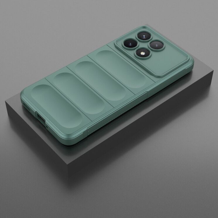 Защитный чехол Deexe Terra Case для Xiaomi Poco F6 Pro - Green: фото 4 из 7