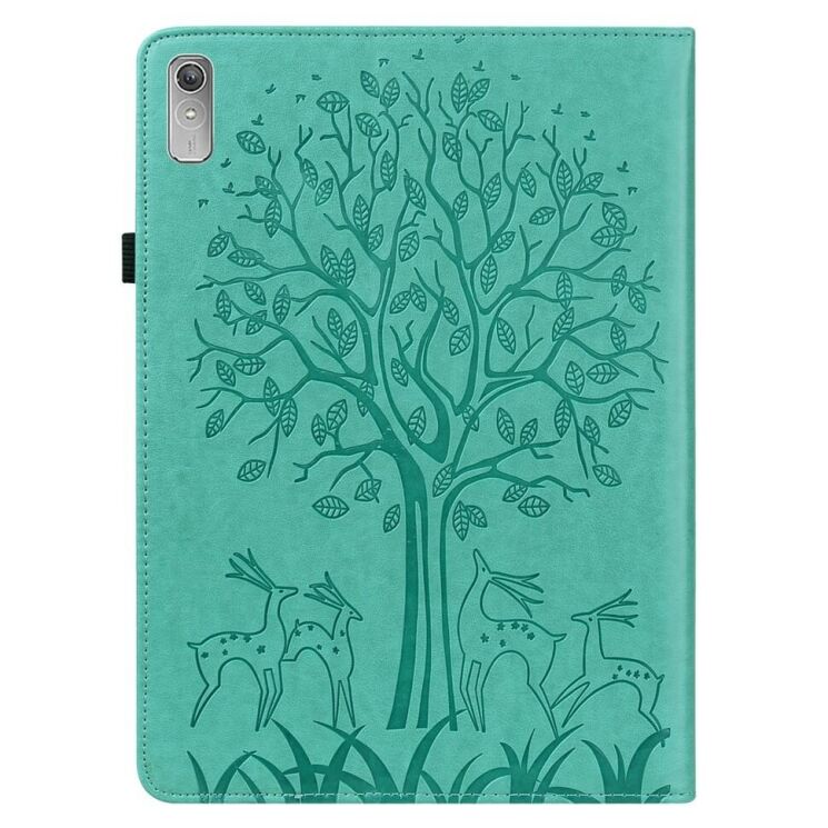 Защитный чехол Deexe Tree Print для Lenovo Tab P11 Gen 2 - Green: фото 5 из 11