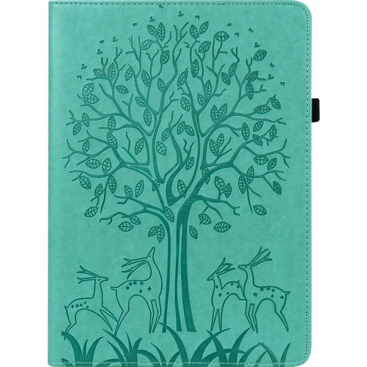 Защитный чехол Deexe Tree Print для Lenovo Tab P11 Gen 2 - Green: фото 4 из 11