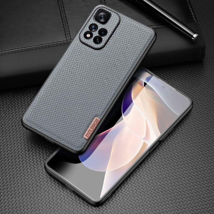 Защитный чехол DUX DUCIS FINO Series для Xiaomi Redmi Note 11 Pro (Chinese) / Note 11 Pro+ - Blue: фото 2 из 8