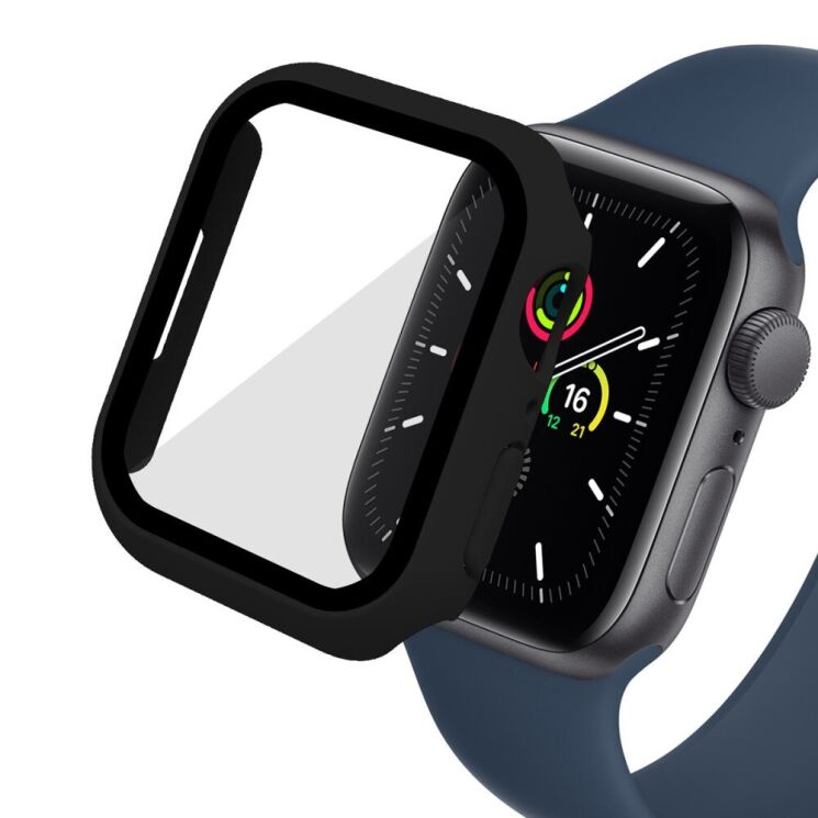 Захисний чохол Enkay Hard Case для Apple Watch 45 mm (7 / 8 / 9 Series) - Black: фото 1 з 7