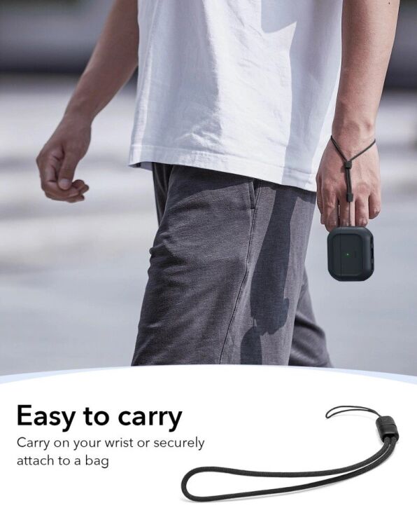 Защитный чехол ESR Orbit Halolock для AirPods Pro 3 (4894240289105) - Black: фото 6 из 8