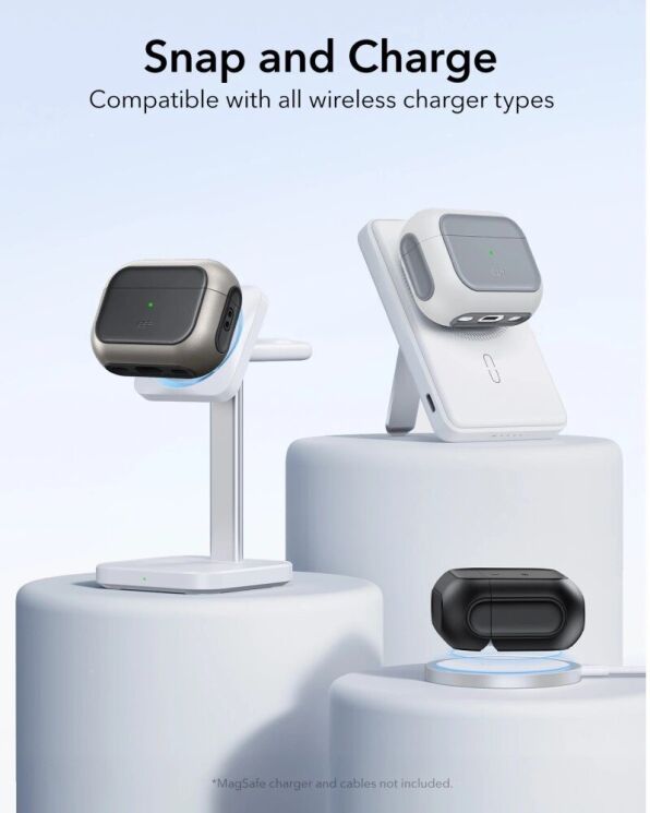 Защитный чехол ESR Orbit Halolock для AirPods Pro 3 (4894240289105) - Black: фото 3 из 8