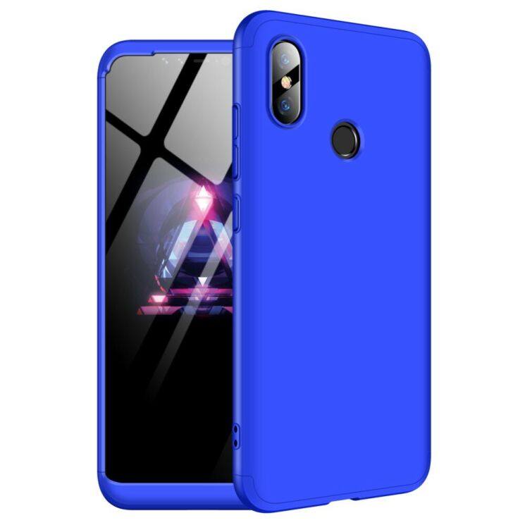 Защитный чехол GKK Double Dip Case для Xiaomi Mi 8 - Blue (139861L) Защитный чехол GKK Double Dip Case для Xiaomi Mi 8 - Blue: фото 1 из 14