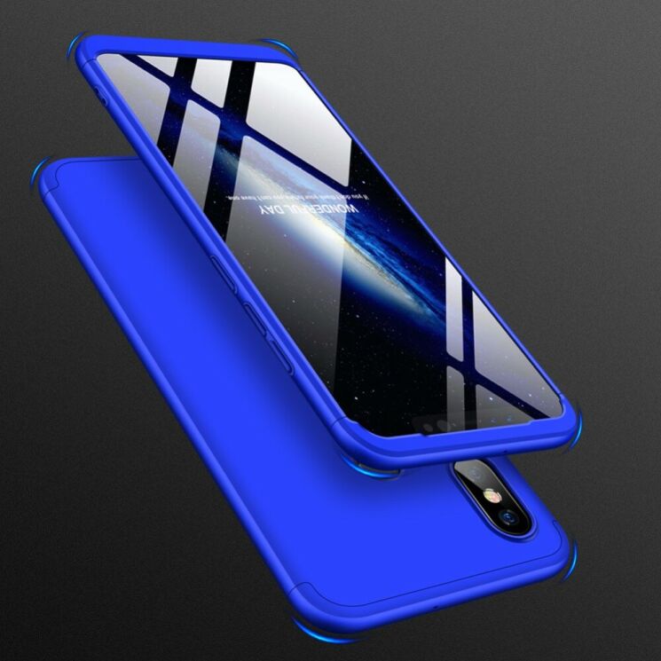 Защитный чехол GKK Double Dip Case для Xiaomi Mi 8 - Blue (139861L) Защитный чехол GKK Double Dip Case для Xiaomi Mi 8 - Blue: фото 5 из 14