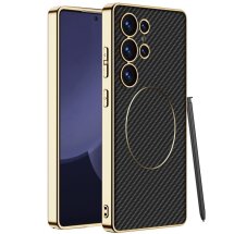 Защитный чехол GKK Electro Armor для Samsung Galaxy S23 Ultra (S918) - Carbon Fiber: фото 1 из 10