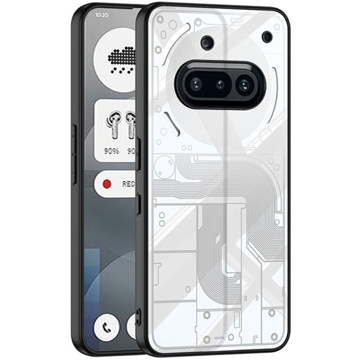 Защитный чехол GKK Futuristic для Nothing Phone (3a) - White: фото 1 из 6