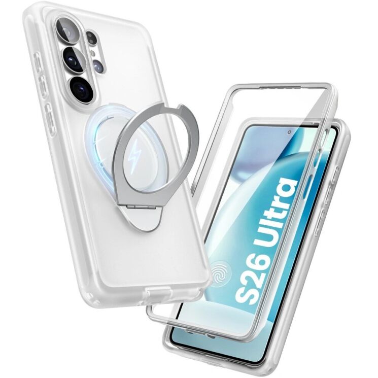 Защитный чехол i-Blason Cosmo MagSafe by Supcase для Samsung Galaxy S26 Ultra (S948) 843439160927 - Frost Clear: фото 2 из 10