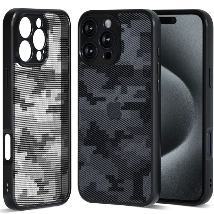 Захисний чохол IBMRS Military для iPhone 16 Pro Max - Grid Camouflage: фото 1 з 7