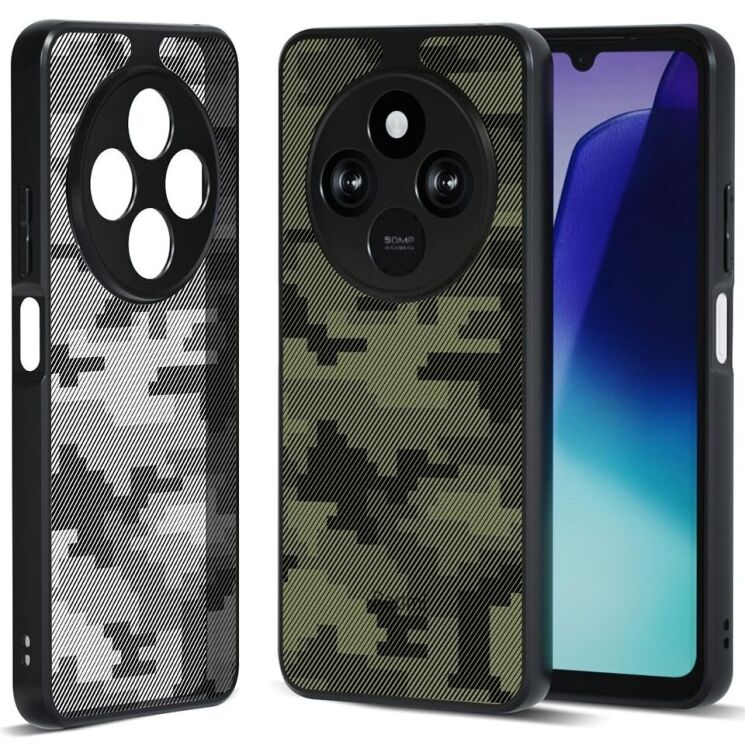 Защитный чехол IBMRS Military для Xiaomi Redmi 14C / Redmi A4 5G / Poco C75 - Grid Camouflage: фото 1 из 7