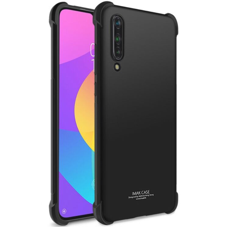 Чохол з посиленими кутами IMAK Airbag MAX Case для Xiaomi Mi 9 Lite / Mi CC9 - Metal Black: фото 1 з 15