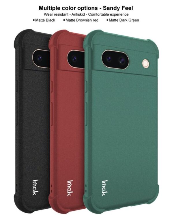 Защитный чехол IMAK Airbag Sand Case для Google Pixel 8A - Green: фото 7 из 11