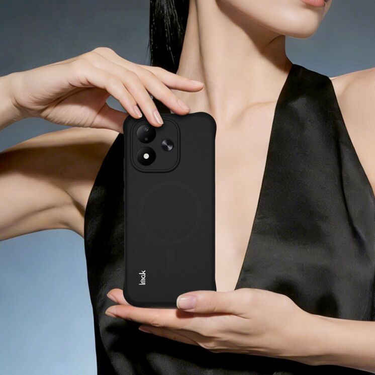 Защитный чехол IMAK Airbag Sand Case with MagSafe для Xiaomi Redmi Note 17 (4G/5G) - Matte Black (430034MB) Защитный чехол IMAK Airbag Sand Case with MagSafe для Xiaomi Redmi Note 17 (4G/5G) - Matte Black: фото 4 из 11