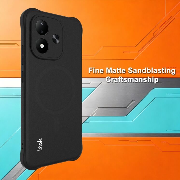 Защитный чехол IMAK Airbag Sand Case with MagSafe для Xiaomi Redmi Note 17 (4G/5G) - Matte Black (430034MB) Защитный чехол IMAK Airbag Sand Case with MagSafe для Xiaomi Redmi Note 17 (4G/5G) - Matte Black: фото 6 из 11
