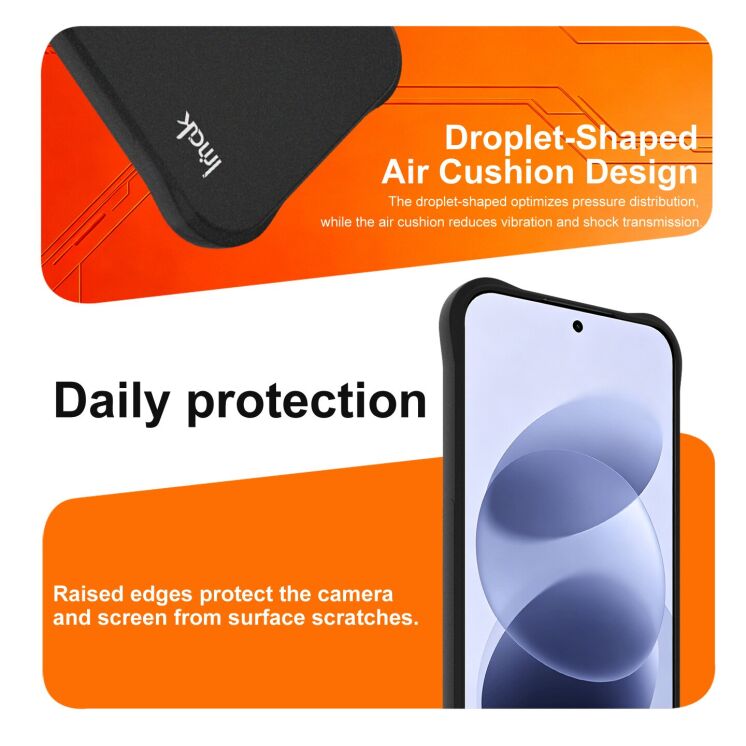 Защитный чехол IMAK Airbag Sand Case with MagSafe для Xiaomi Redmi Note 17 (4G/5G) - Matte Black (430034MB) Защитный чехол IMAK Airbag Sand Case with MagSafe для Xiaomi Redmi Note 17 (4G/5G) - Matte Black: фото 10 из 11