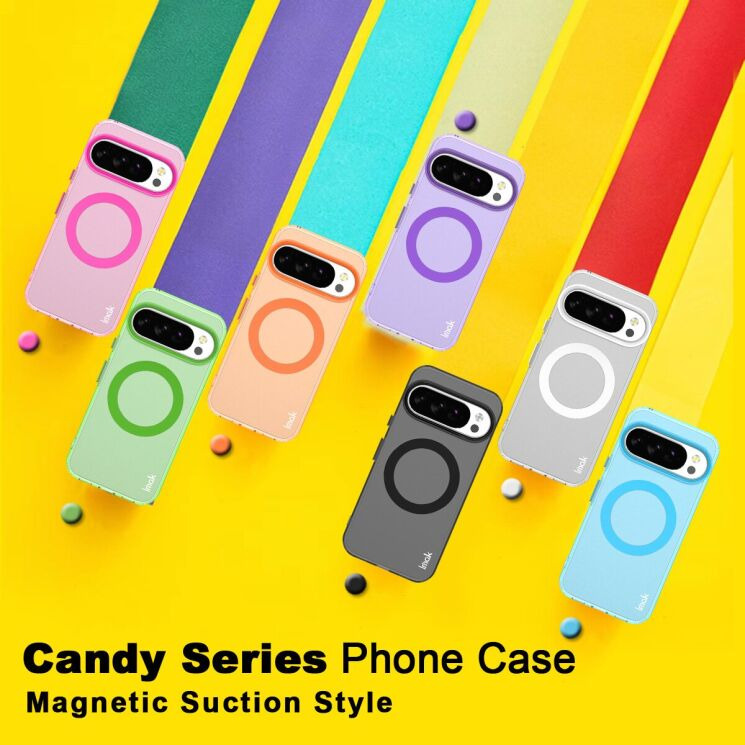Захисний чохол IMAK Candy Series Magnetic для Google Pixel 10 / 10 Pro - Blue: фото 7 з 9