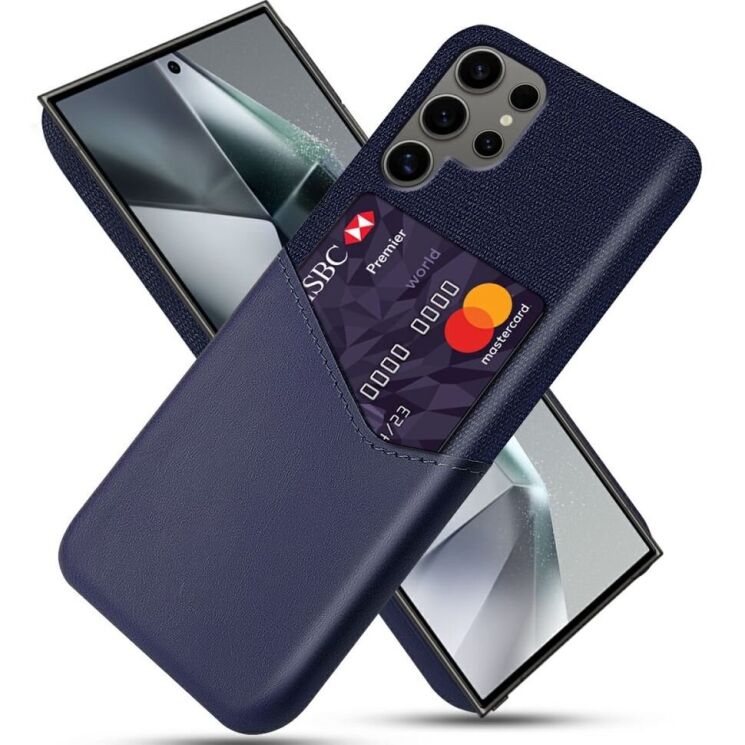 Защитный чехол KSQ Business Pocket для Samsung Galaxy S25 Ultra (S938) - Blue: фото 1 из 4