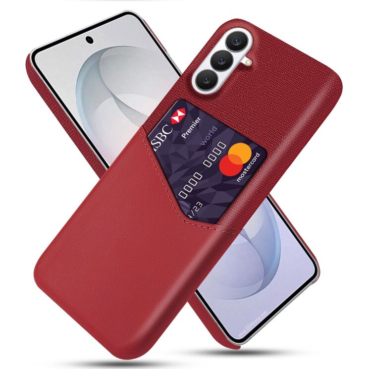 Защитный чехол KSQ Business Pocket для Samsung Galaxy S26 FE - Red (412729R) Защитный чехол KSQ Business Pocket для Samsung Galaxy S26 FE - Red: фото 1 из 4