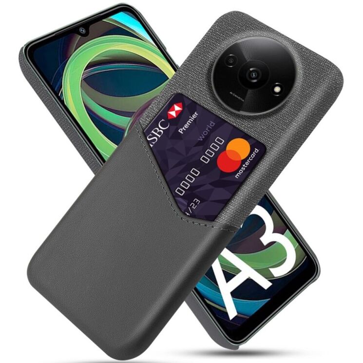 Защитный чехол KSQ Business Pocket для Xiaomi Redmi A3 - Grey: фото 1 из 4