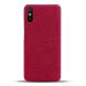 Защитный чехол KSQ Cloth Style для Xiaomi Redmi 9A - Red (267273R). Фото 2 из 5