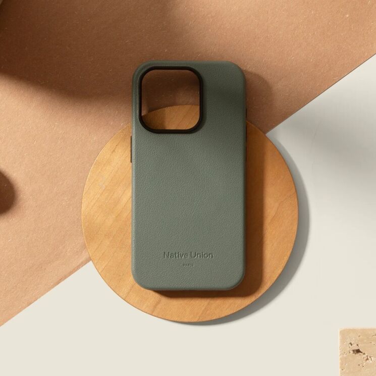 Защитный чехол Native Union Active Case для Apple iPhone 16 Pro ACTCSE-GRN-NP24P - Slate Green: фото 14 из 15