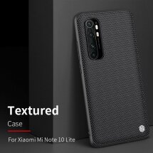 Защитный чехол NILLKIN Textured Hybrid Case для Xiaomi Mi Note 10 Lite - Black: фото 1 из 17