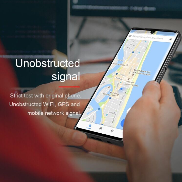 Защитный чехол NILLKIN Textured Hybrid Case для Xiaomi Mi Note 10 Lite - Black: фото 14 из 17