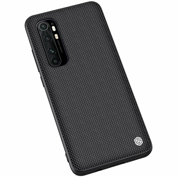 Защитный чехол NILLKIN Textured Hybrid Case для Xiaomi Mi Note 10 Lite - Black: фото 6 из 17