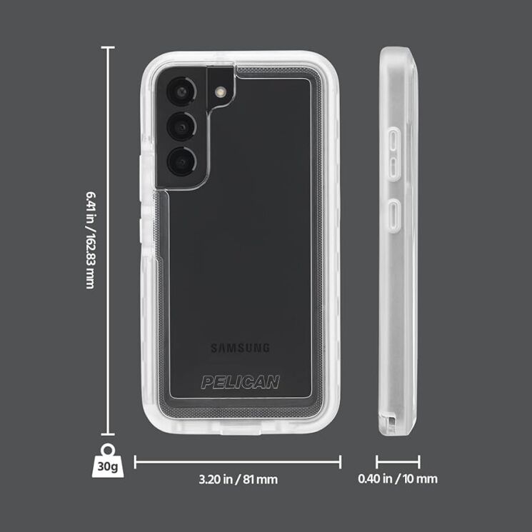 Защитный чехол Pelican Voyager with Holster для Samsung Galaxy S22 Plus (S906) PP048126 - Transparent: фото 6 из 10