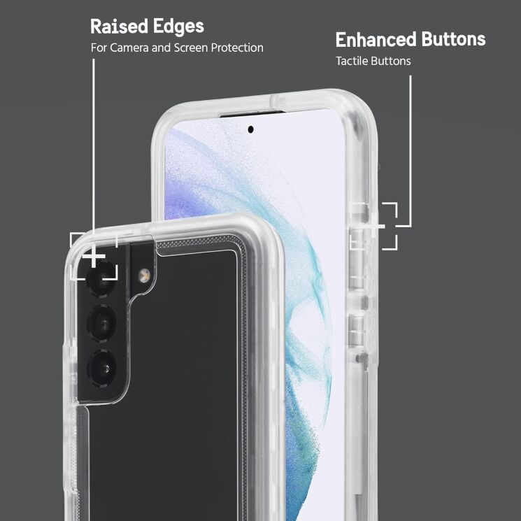 Защитный чехол Pelican Voyager with Holster для Samsung Galaxy S22 Plus (S906) PP048126 - Transparent: фото 5 из 10