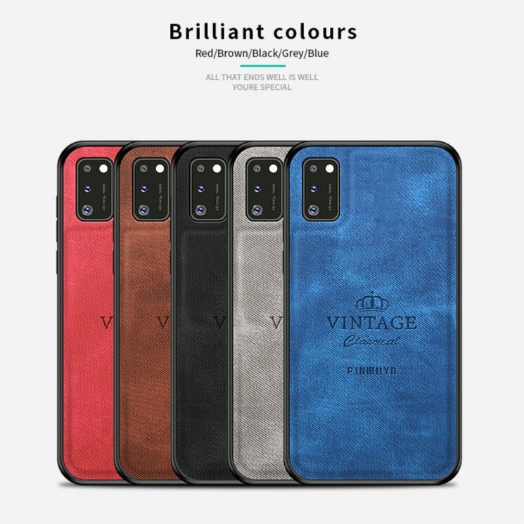 Захисний чохол PINWUYO Vintage Series для Samsung Galaxy A41 (A415) - Blue: фото 13 з 13